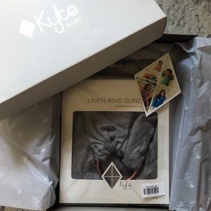 NWT Kyte Baby Linen Ring Sling